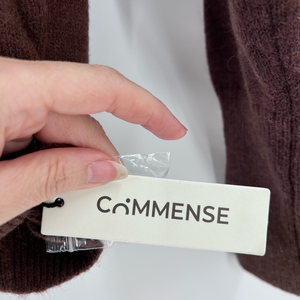 Commense Crew Neck Button-Front Knit Cardigan new… - image 6